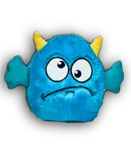 Zanies Rock Monster Plush Dog Toy - Blue
